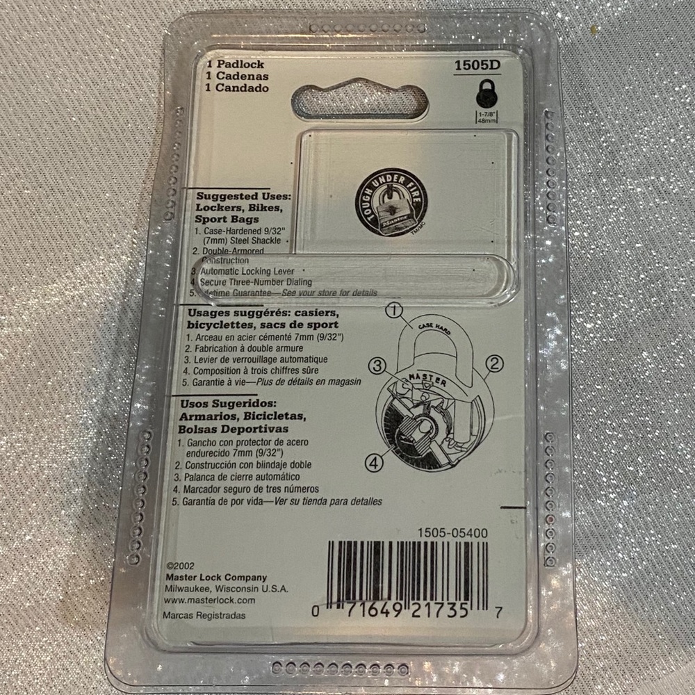 Master Lock padlock NEW - Picture 2 of 2